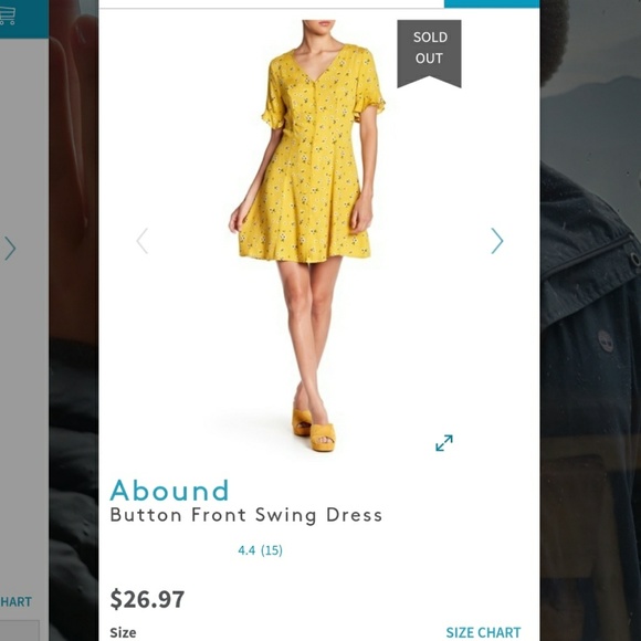 nordstrom yellow floral dress